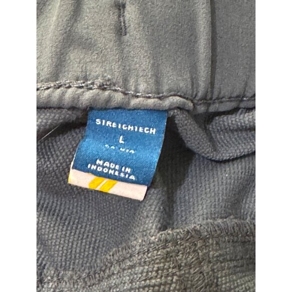 Sireichiech Mens Blue Jogger Pants With Elastic Waist & Drawstring L - Picture 2 of 10